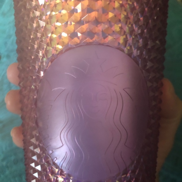 Disney Starbucks Geometric Studded Pink Venti Tumbler Cup with Straw New. - Picture 9 of 10